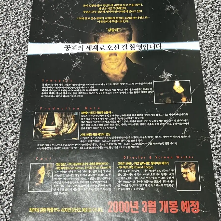 영화 스터오브에코(2000) 전단지