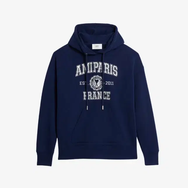 [M] Ami Paris France Hooded Nautical Bloo