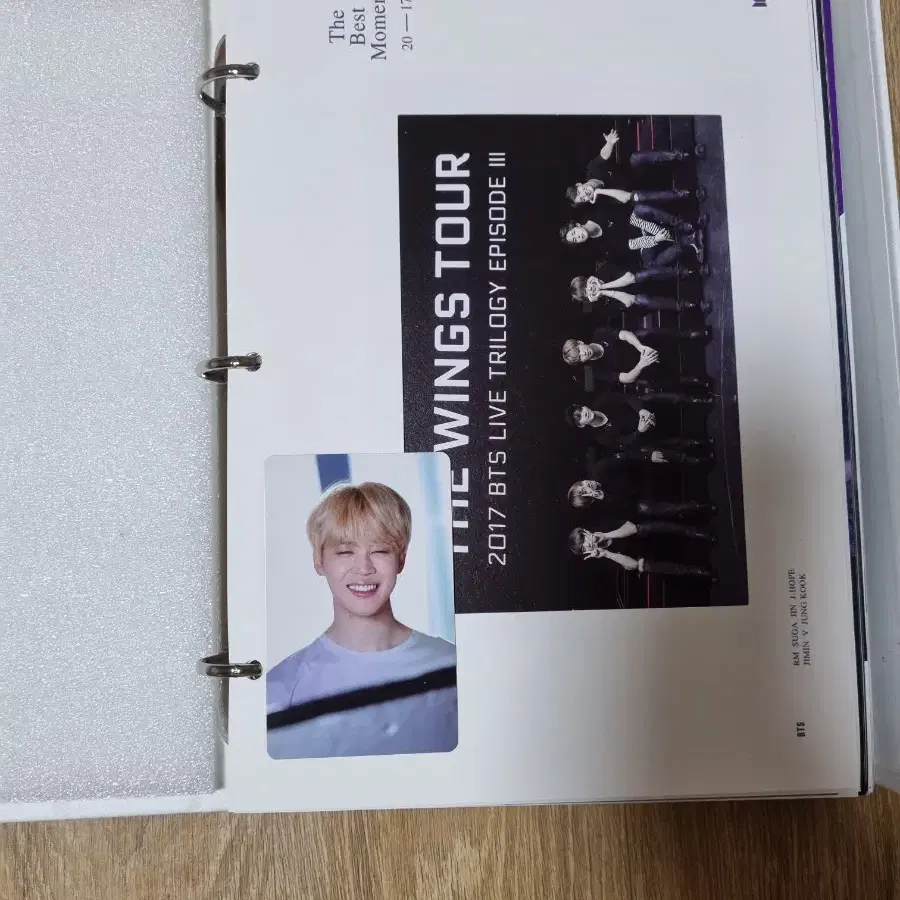 방탄 메모리즈17 DVD 지민포카