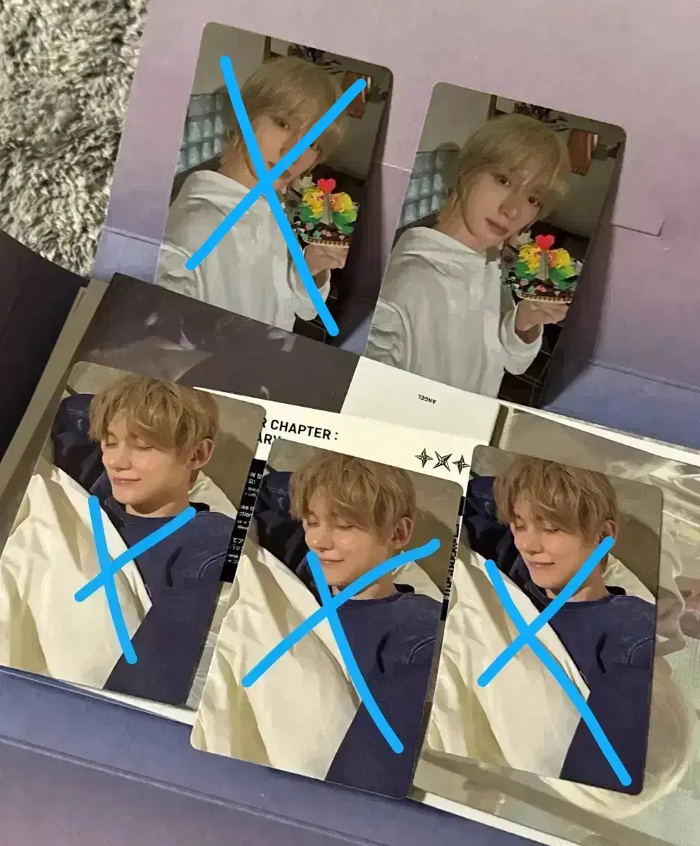 TXT Sanctuary Angel beomgyu powerstation soobin Hooning ld photocard WTS