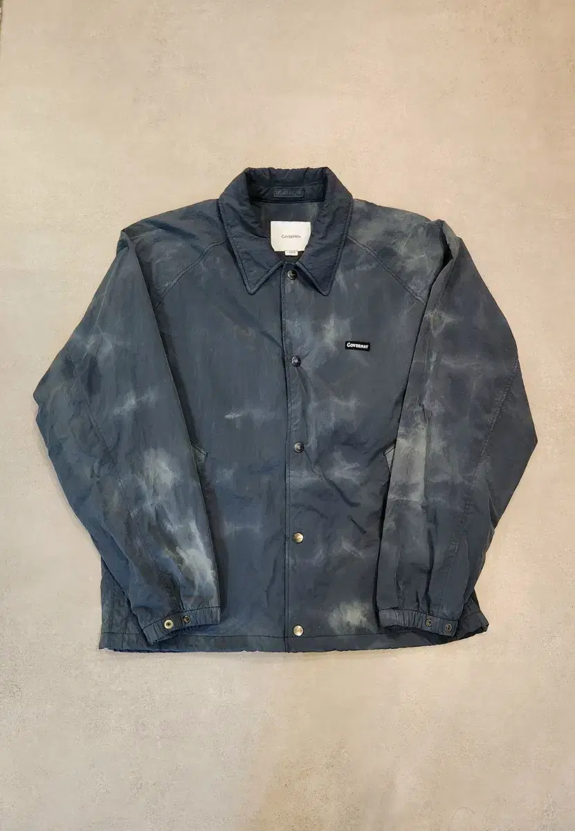 (Class A) Coverknit Tie-Dye Nylon Coach Jacket Jumper