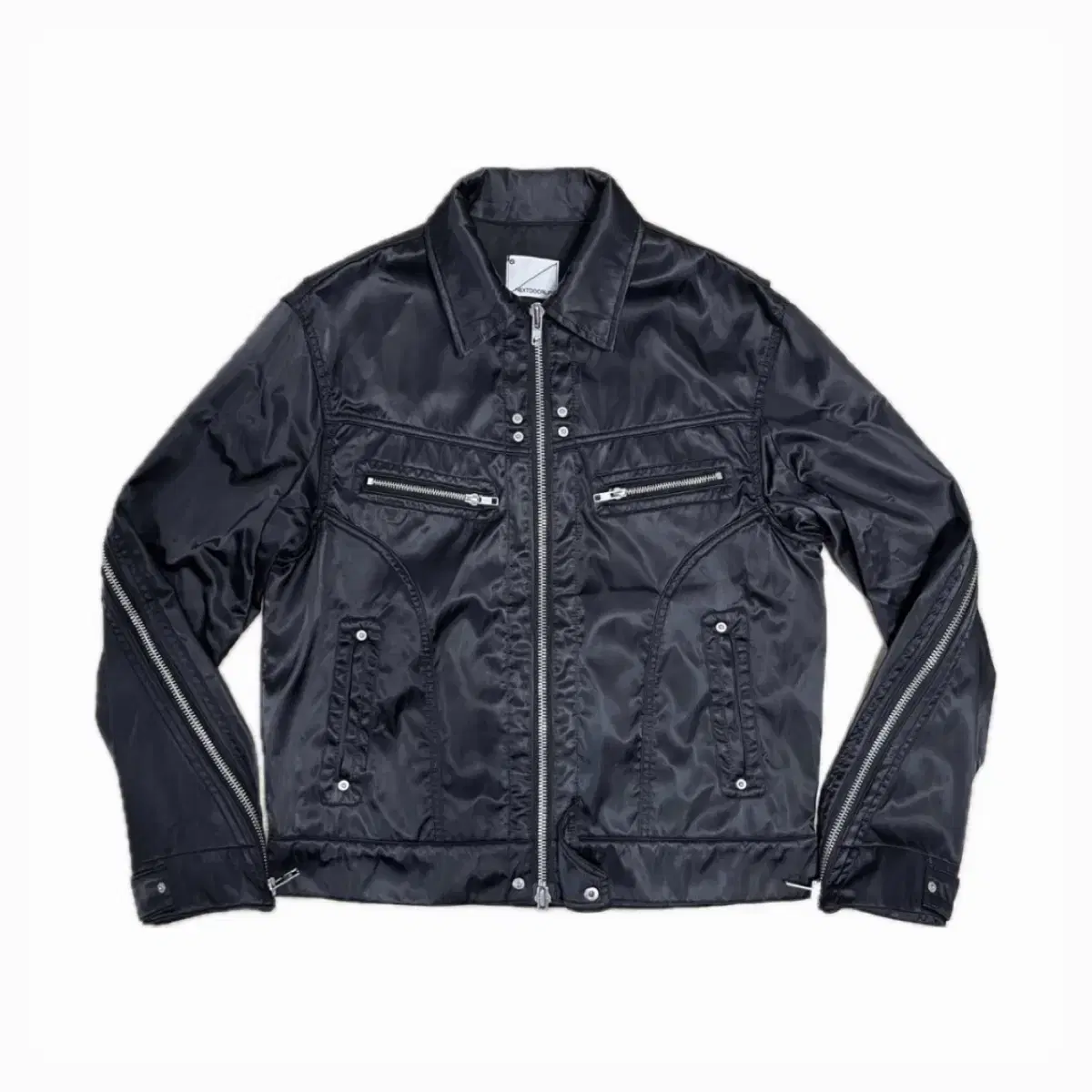 넥스트도어립스 나일론 ZIPPER TRUCKER JACKET NYLON