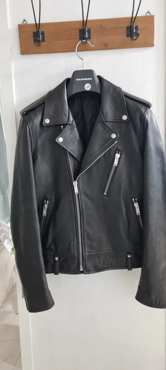 Solid Homme Leather Rider Jacket (unused) size 48