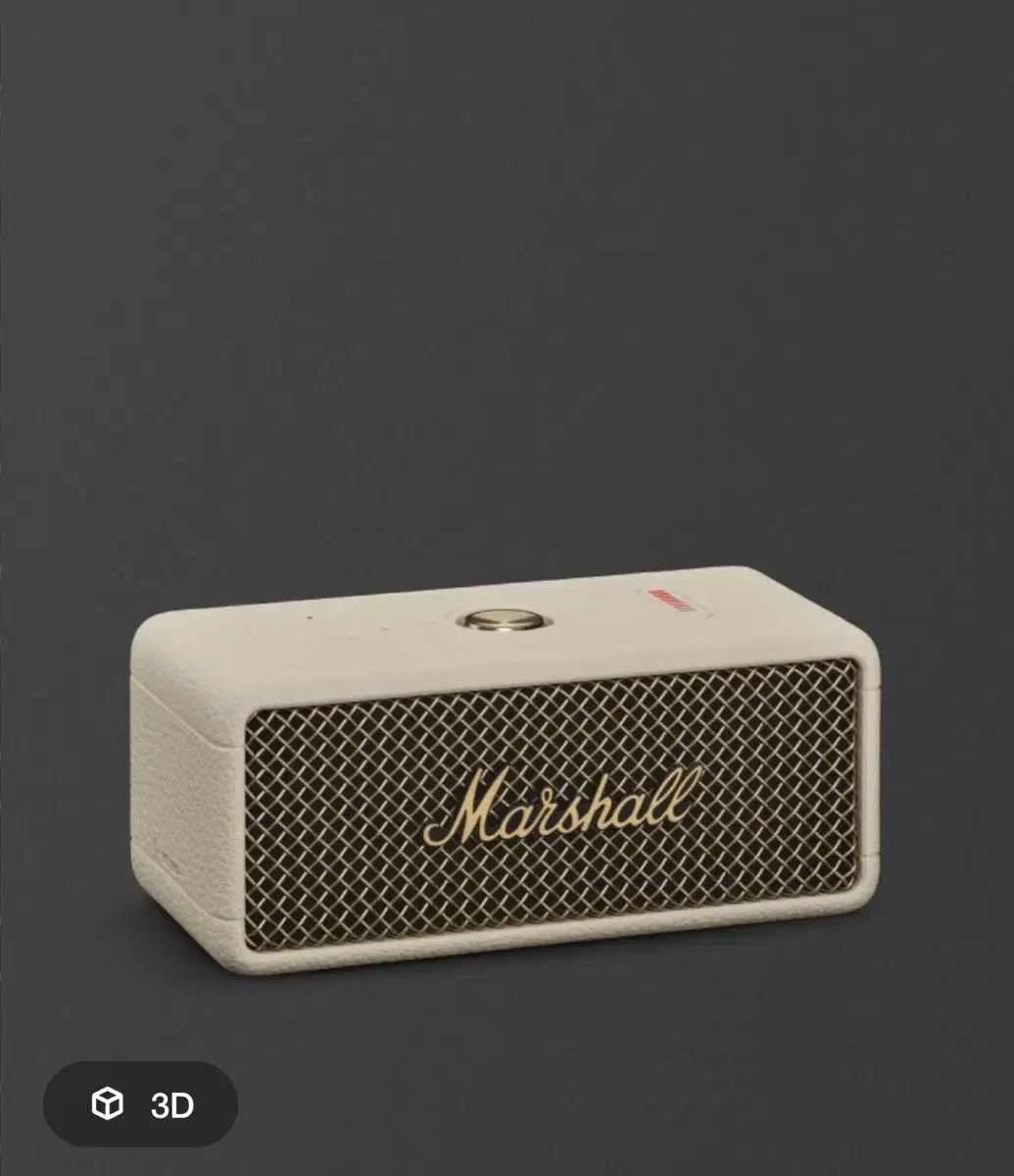 마샬 블루투스 스피커 엠버튼 3 Portable speaker with