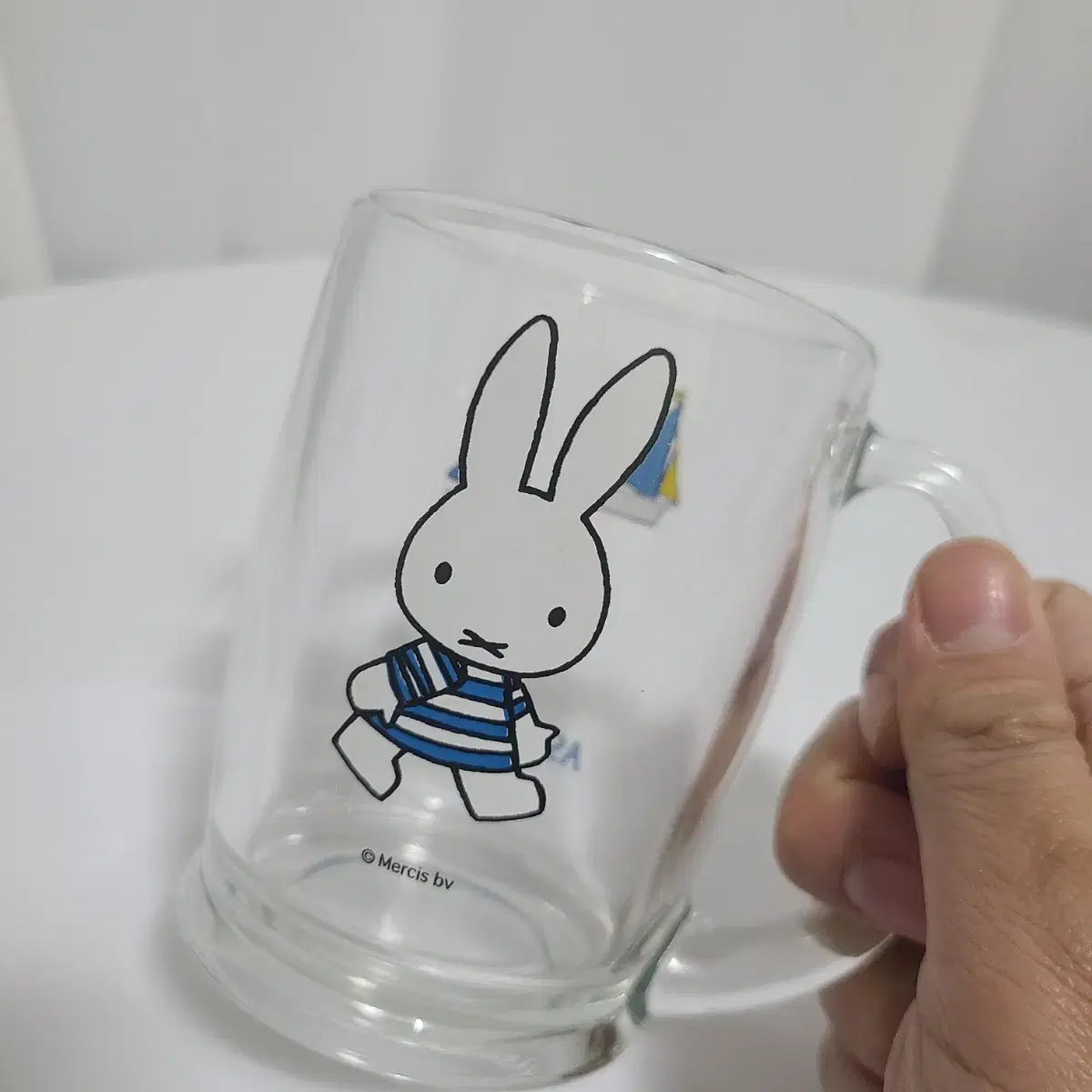 토끼 캐릭터 미피 머그컵 유리컵 빈티지 소품 플라워 miffy 굿즈 가챠