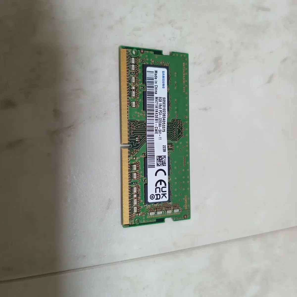 삼성 DDR4 8G 1RX8 PC4-3200AA-SA1-11 노트북메모리