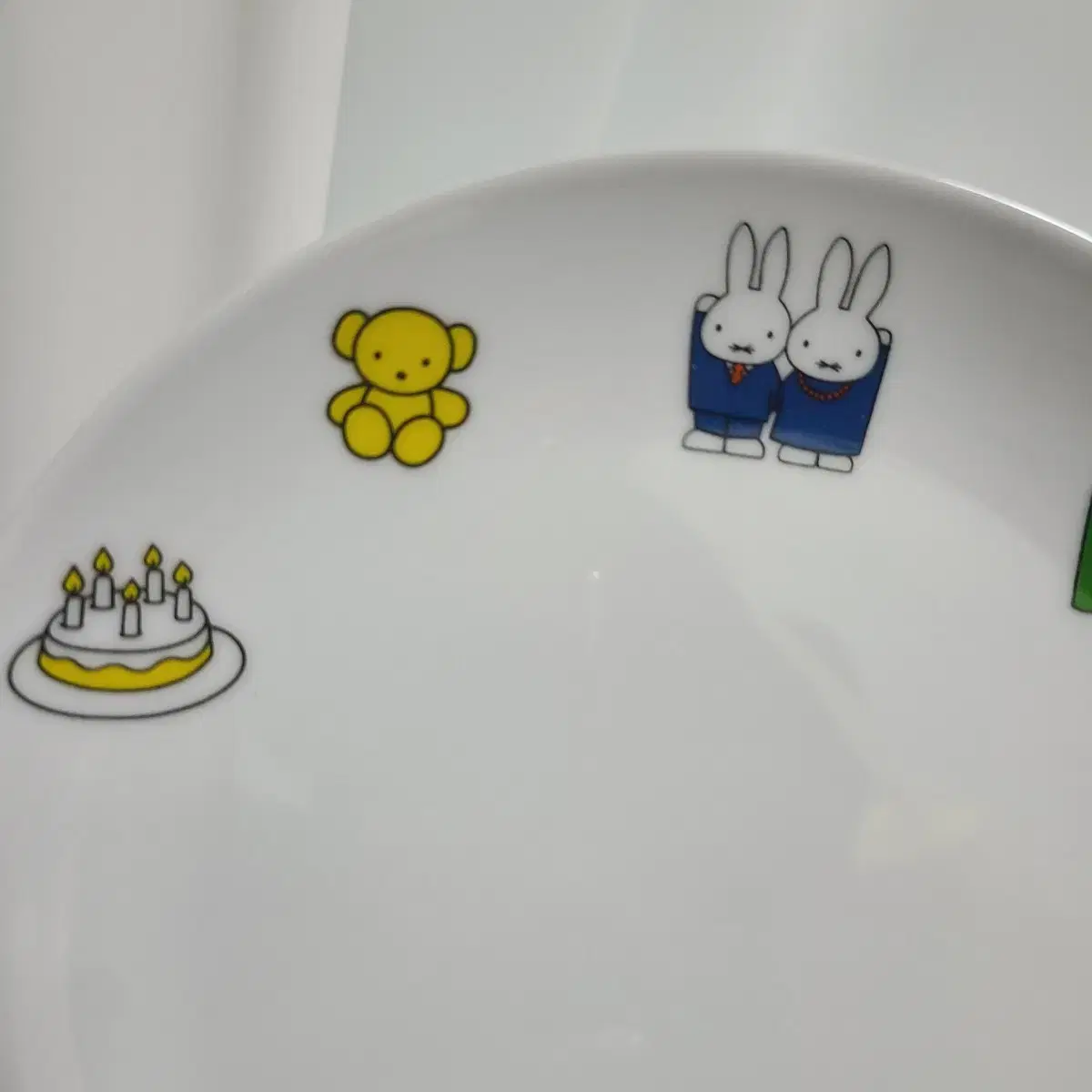 토끼 캐릭터 플레이트 피규어 빈티지 소품 접시 miffy 굿즈 가챠