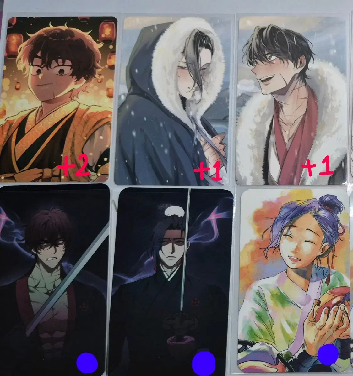 Return of the Blossoming Blade Jo Gurl, Yoon Jong photocards for sale/ Baby Muin Bukhae Binggung Aejeonghae