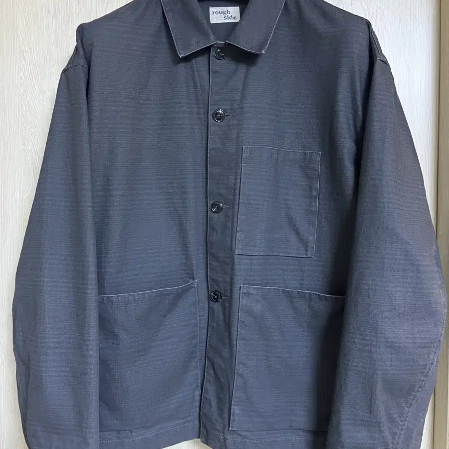 2사이즈_러프사이드 Comfort Jacket Navy Plaid