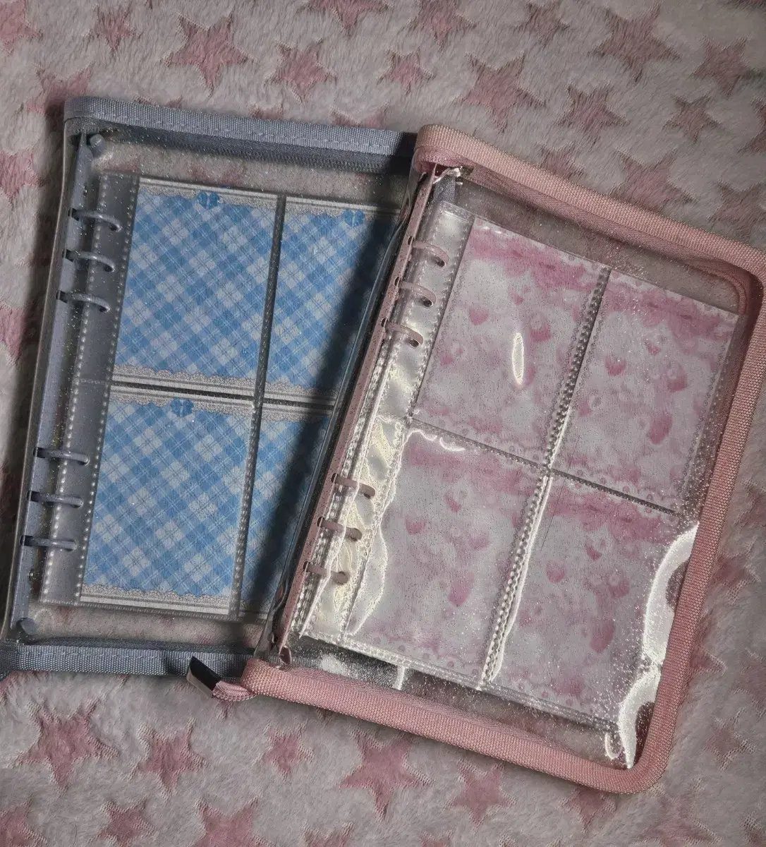 Zipper binder haneul pink (ivenewjeansespocarcerafimunofficialgoods)