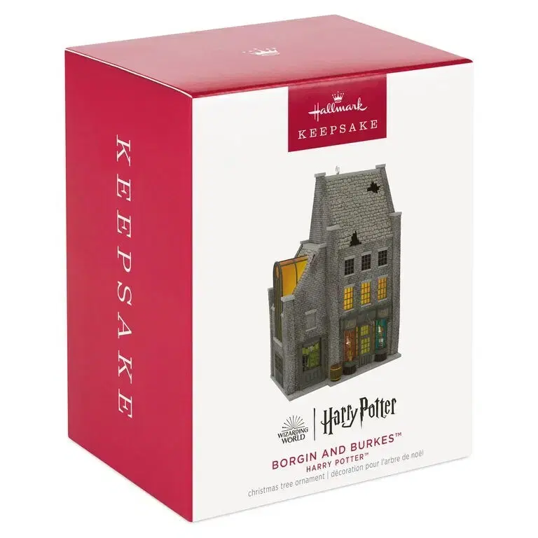 Harry Potter Hallmark Borgin & Burke building ornament figurine sealed sells