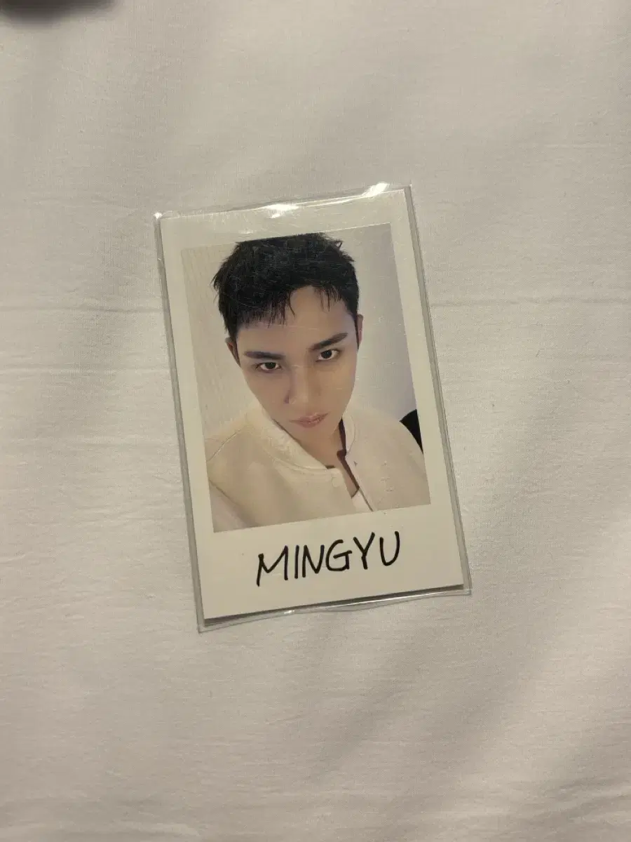 Seventeen mingyu Follow Again Japan pola photocard MD wts Sell