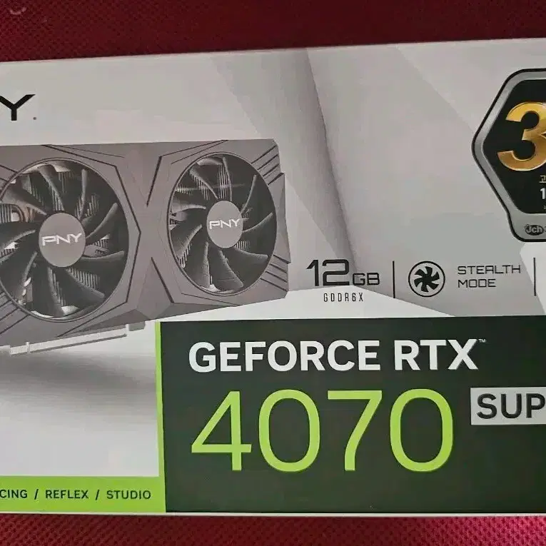 미개봉 PNY 지포스 RTX 4070 SUPER 12GB VERTO OC