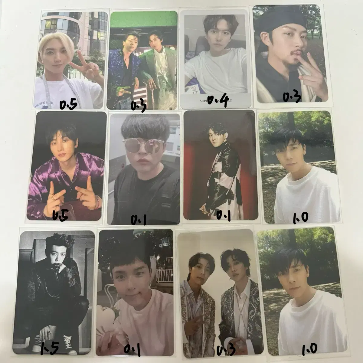 Super Juniors Shuju leeteuk yesung donghae photocard WTS