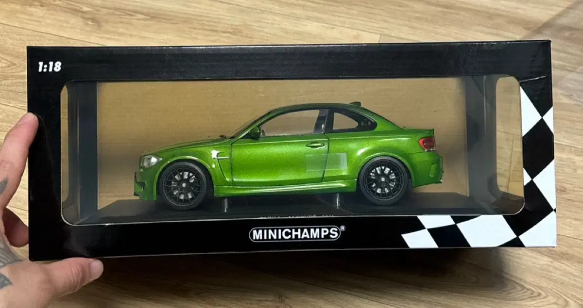 1:18 미니챔프 bmw 1m 그린맘바 다이캐스트