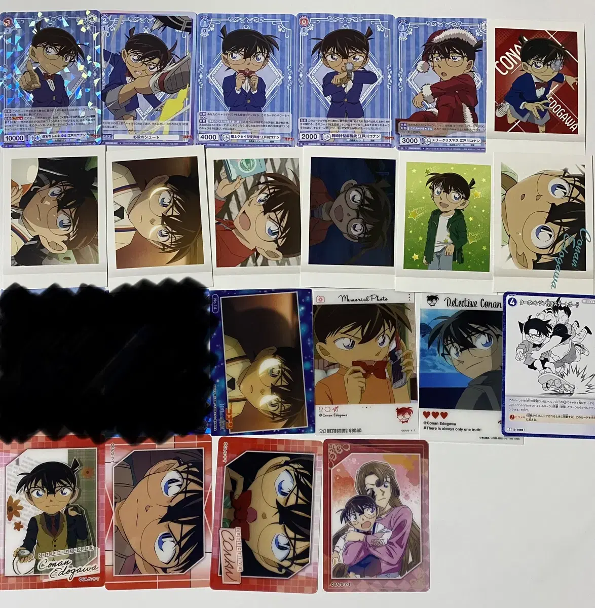 Detective Conan Edogawa Jiryu bulk Schwartz Pasha Clear kard TCG Pavoca