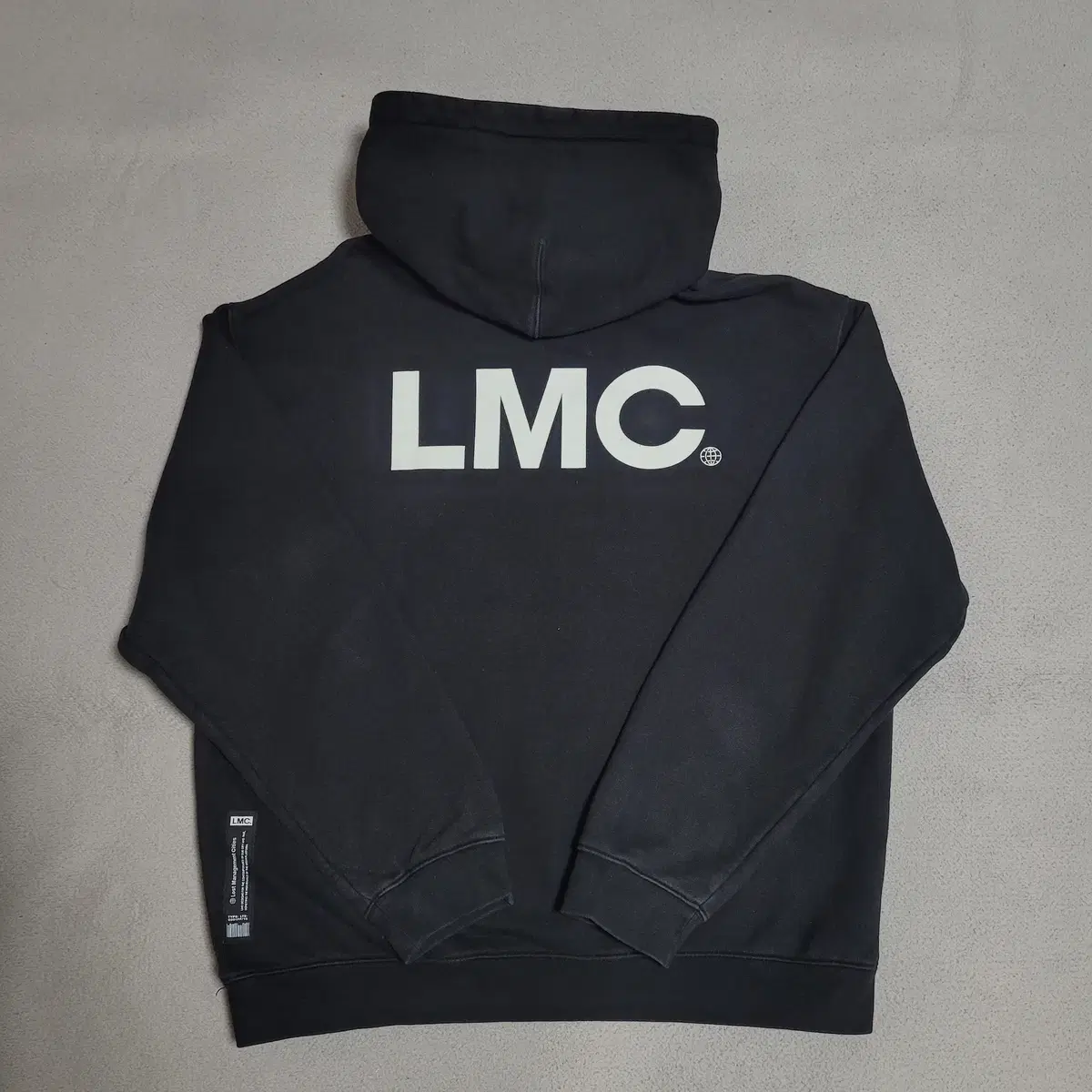 [100] LMC 오버핏 기모 후드맨투맨티셔츠M~L