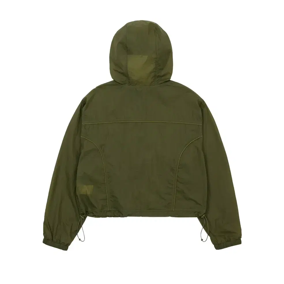 Ripstop Crop Windbreaker khaki