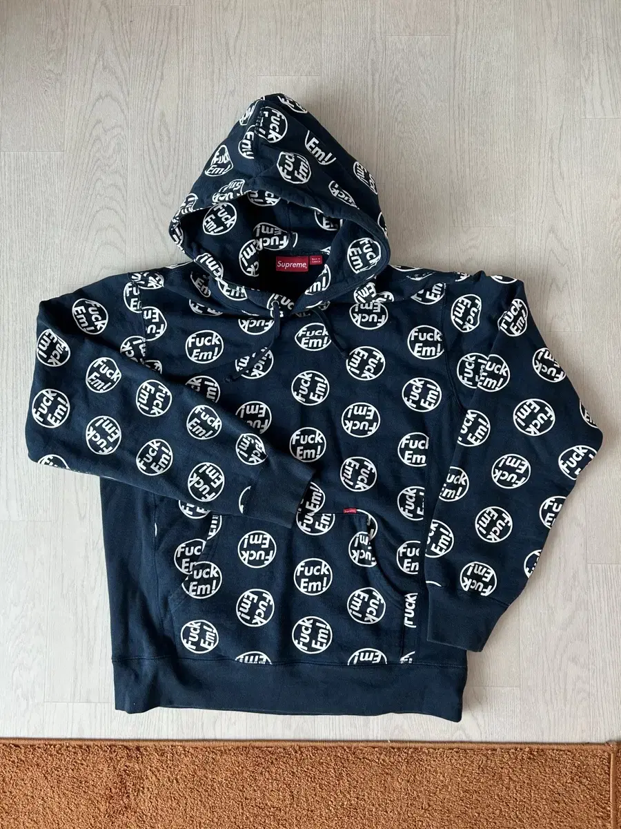 Supreme 14fw Fuck em Hoodie (L)