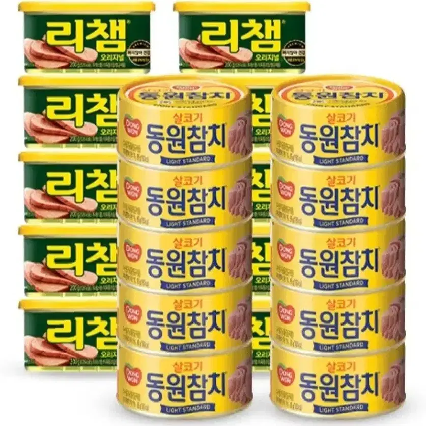 리챔오리지널200GX10캔+동원참치150GX10캔33900원