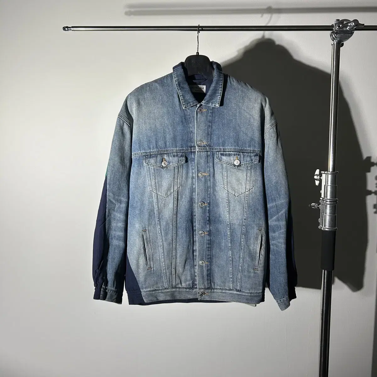 [UTC] Balenciaga mixed denim jacket