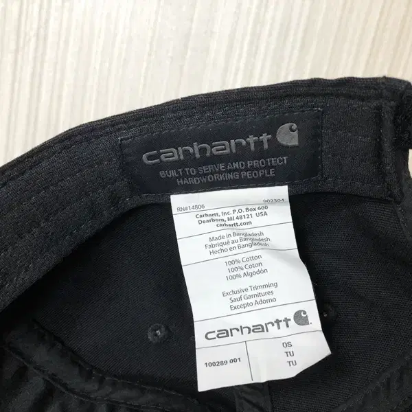 칼하트(CARHARTT)모자/블랙볼캡