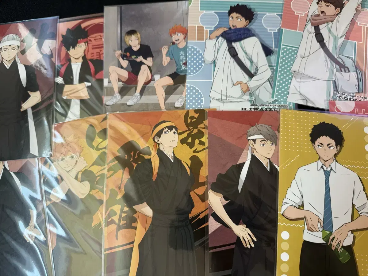 Haikyuu postcards