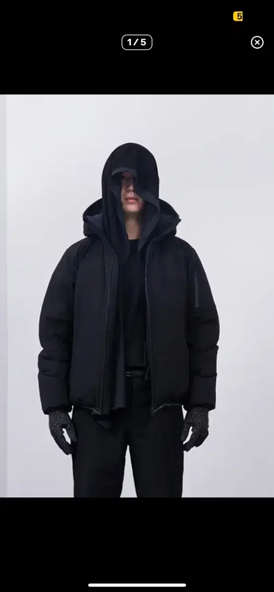 [3] XLIM EP.1 SYNOPSIS Padded Jacket Black