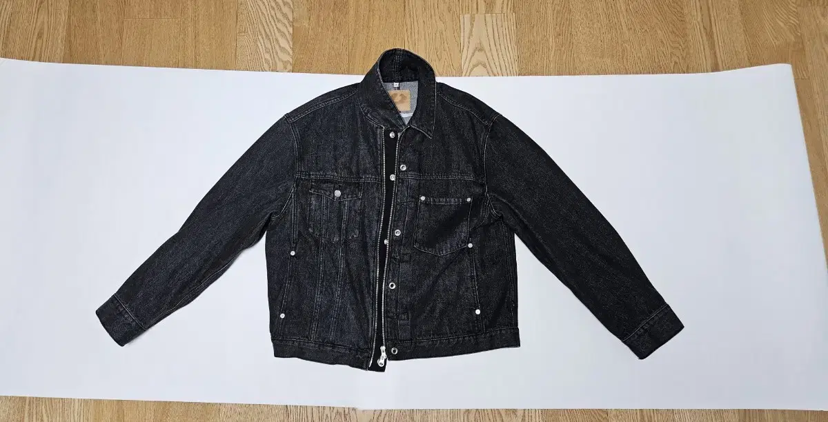 Flack Language Effect Trekker Jacket Black size M