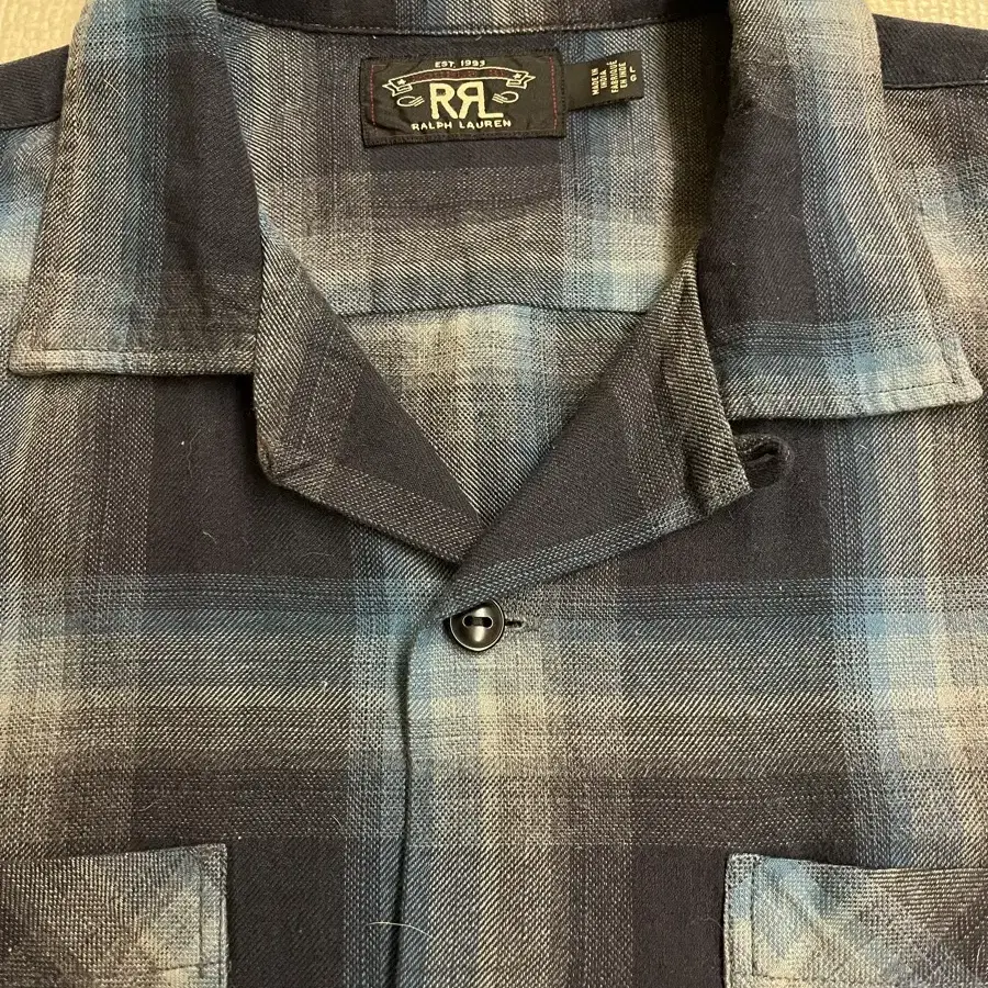 RRL OPENED COLLAR PLAIDS SHIRTS