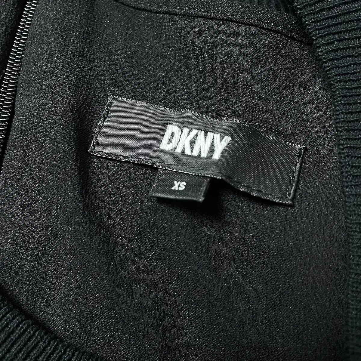 DKNY 도나카란 니트 배색 드레스 원피스