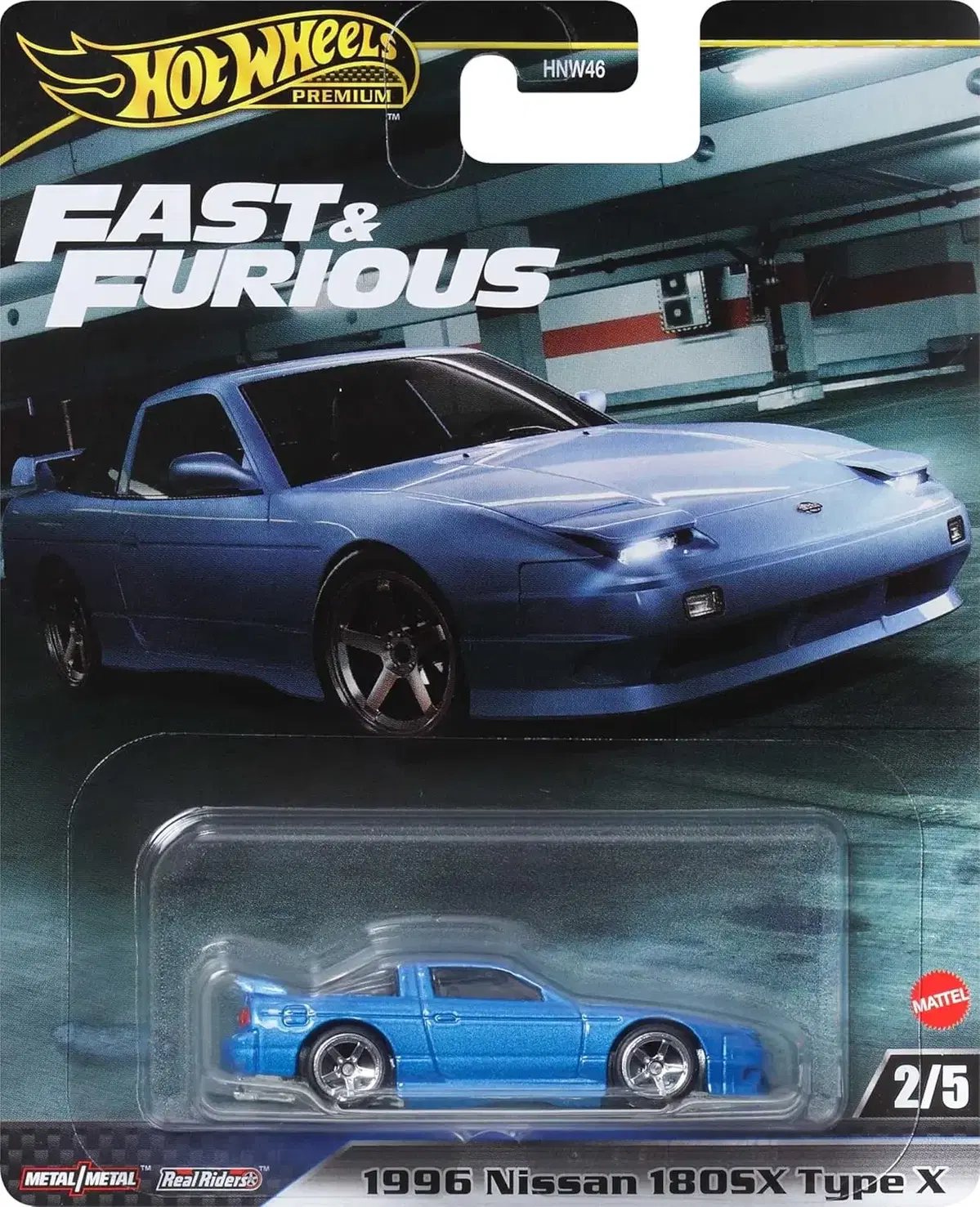 1:64 핫휠 프리미엄 닛산 180SX Type X