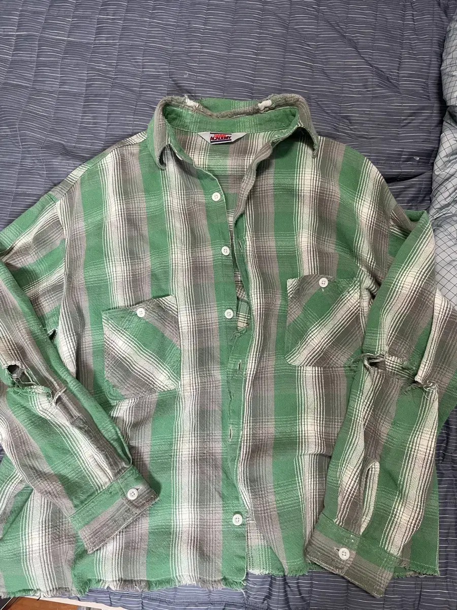 [M]Saint Michael's Shermer Island flannel check shirt