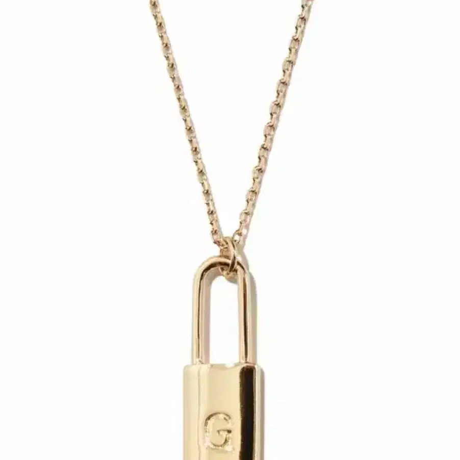 글로니 목걸이 LOCK INITIAL NECKLACE