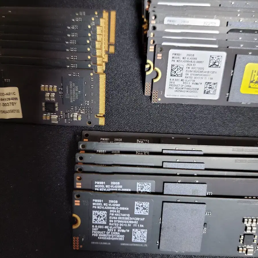 컴퓨터 저장장치 삼성 NVME SSD PM9B1 256GB