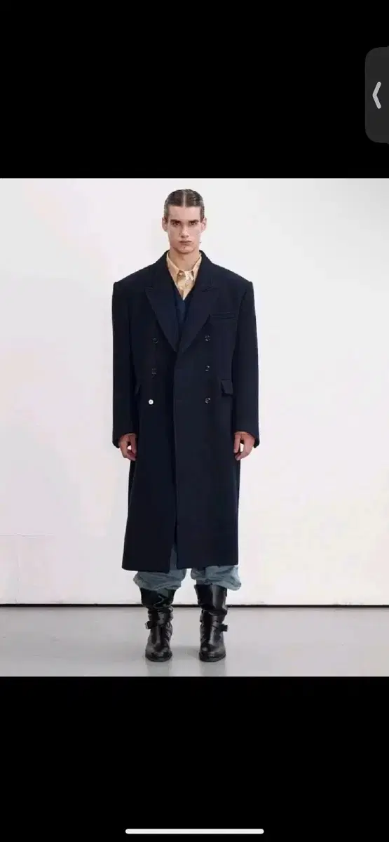 Recto Rover Felt Coat Navy M New