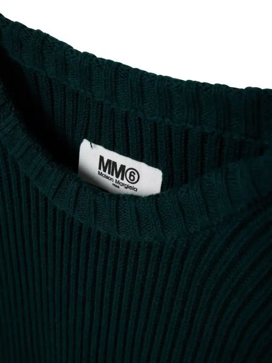 MM6 Destroyed Cut Rib Knit