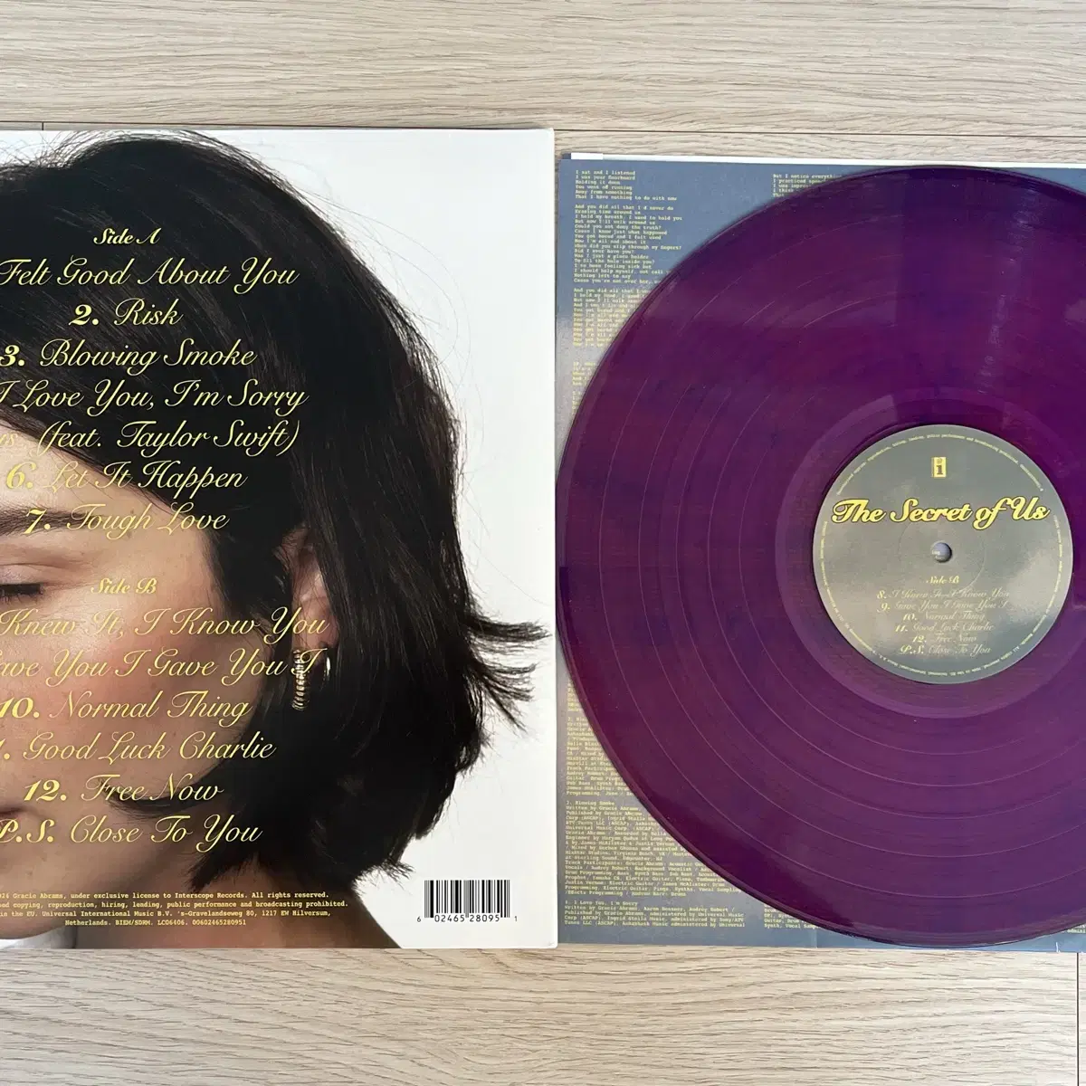 gracie abrams the secret of us lp vinyl