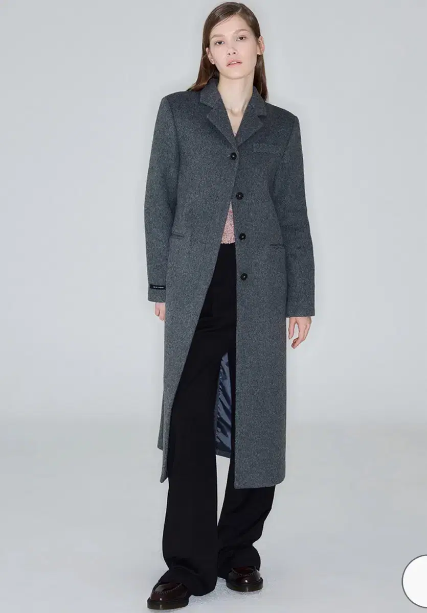 Free shipping Hae by haekim wool long coat