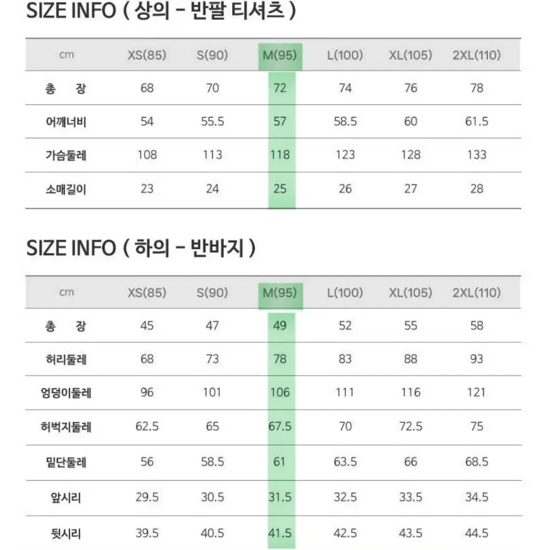 카카오프렌즈 상하의세트(새제품)