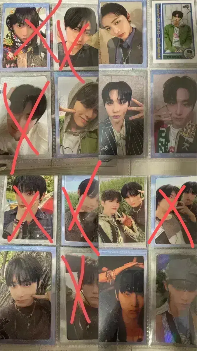 taesan photocard boynextdoor photocard bulk sungho riwoo woonhak leehan myung jaehyun unreleased photocard ld