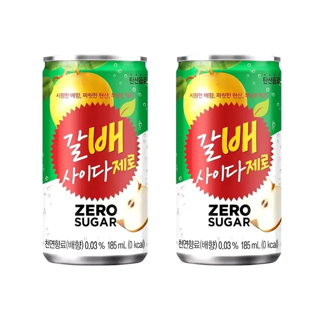 [무료배송] 갈배 사이다 제로 185ml 30개