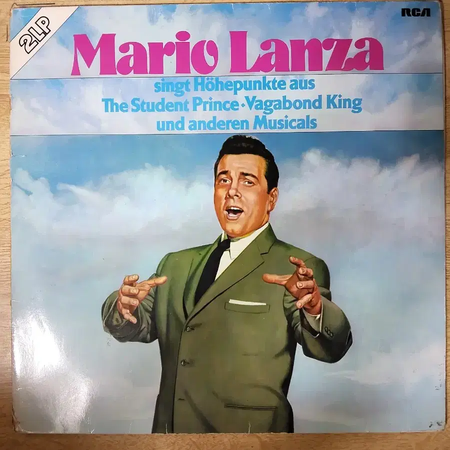 MARIO LANZA 2LP 음반 (LP 턴테이블 오디오 앰프