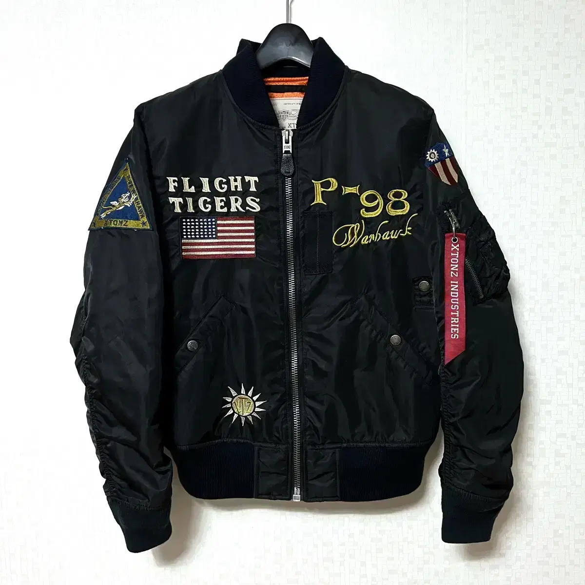 [S,90]Exstones ma-1 Aviation Jacket Collection