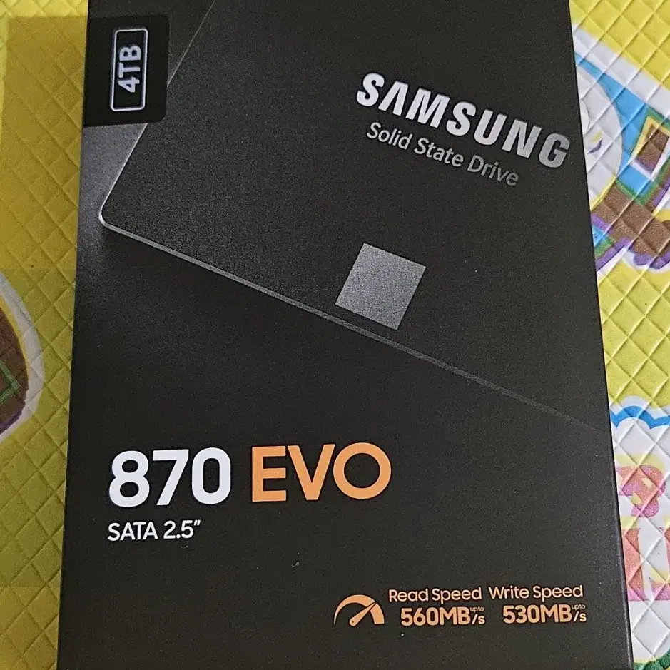 [미개봉] 삼성 SSD 870EVO 4TB 국내정품 판매합니다.