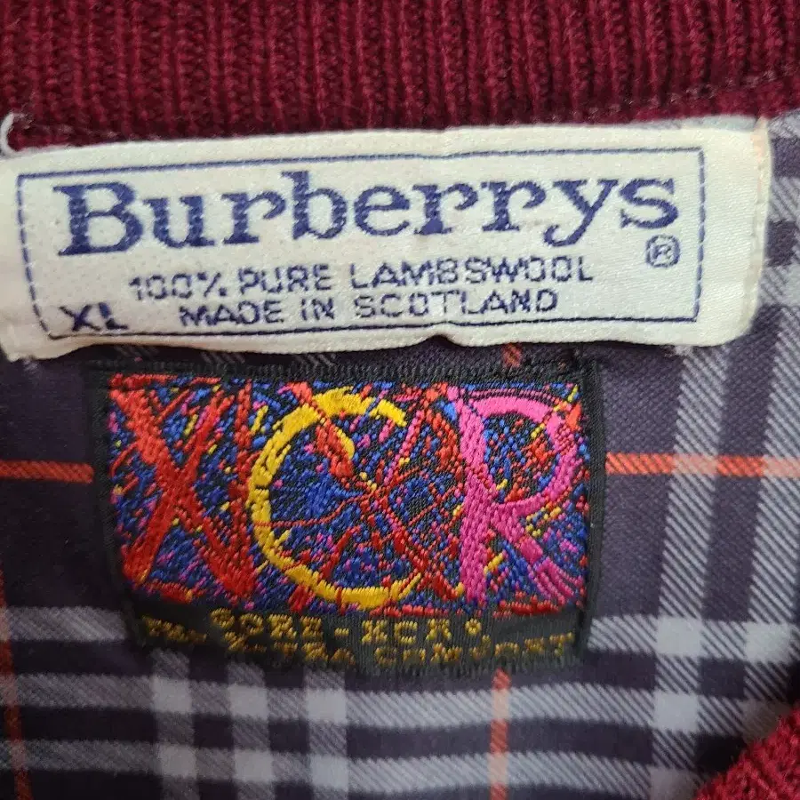 버버리 빈티지스웨터 burberrys