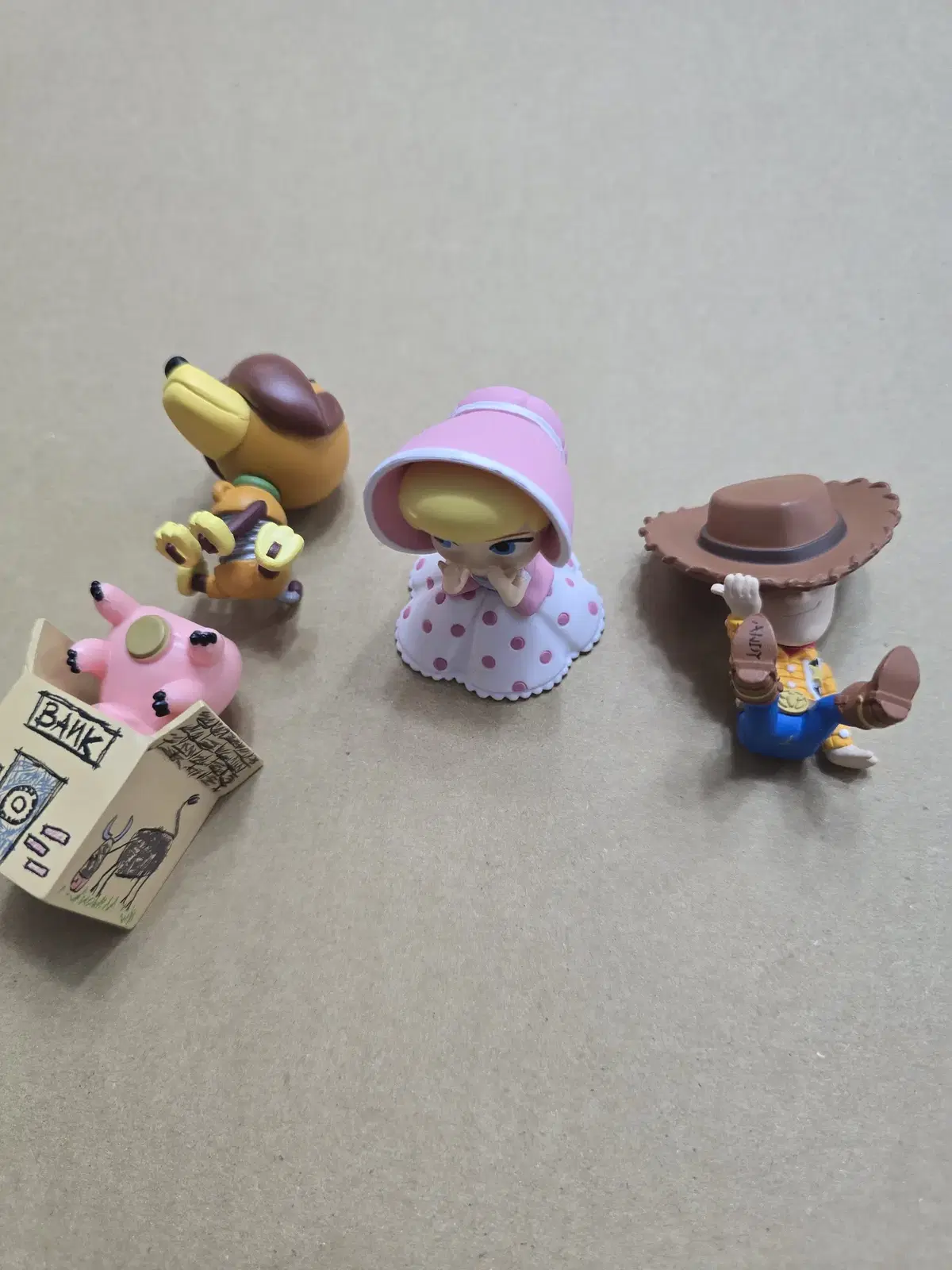 Toy Story Pixar Gacha Figures Collection Hide and Seek 4 pieces