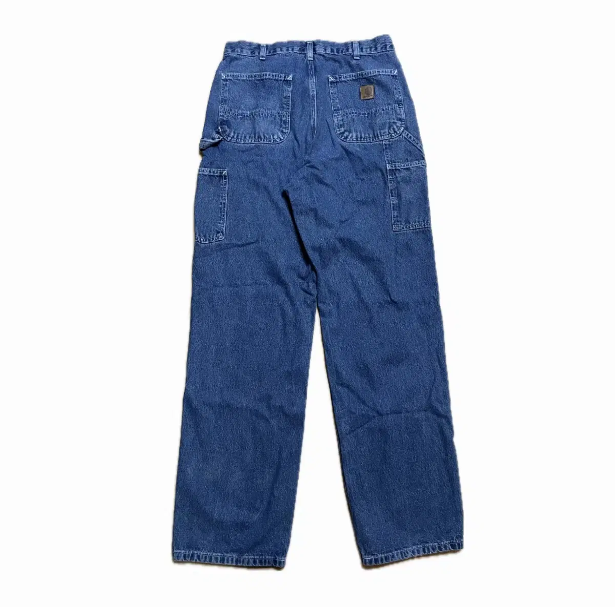 [33x34] Vintage Carhartt B13 Mid-Blue Singleton Carpenter Pants