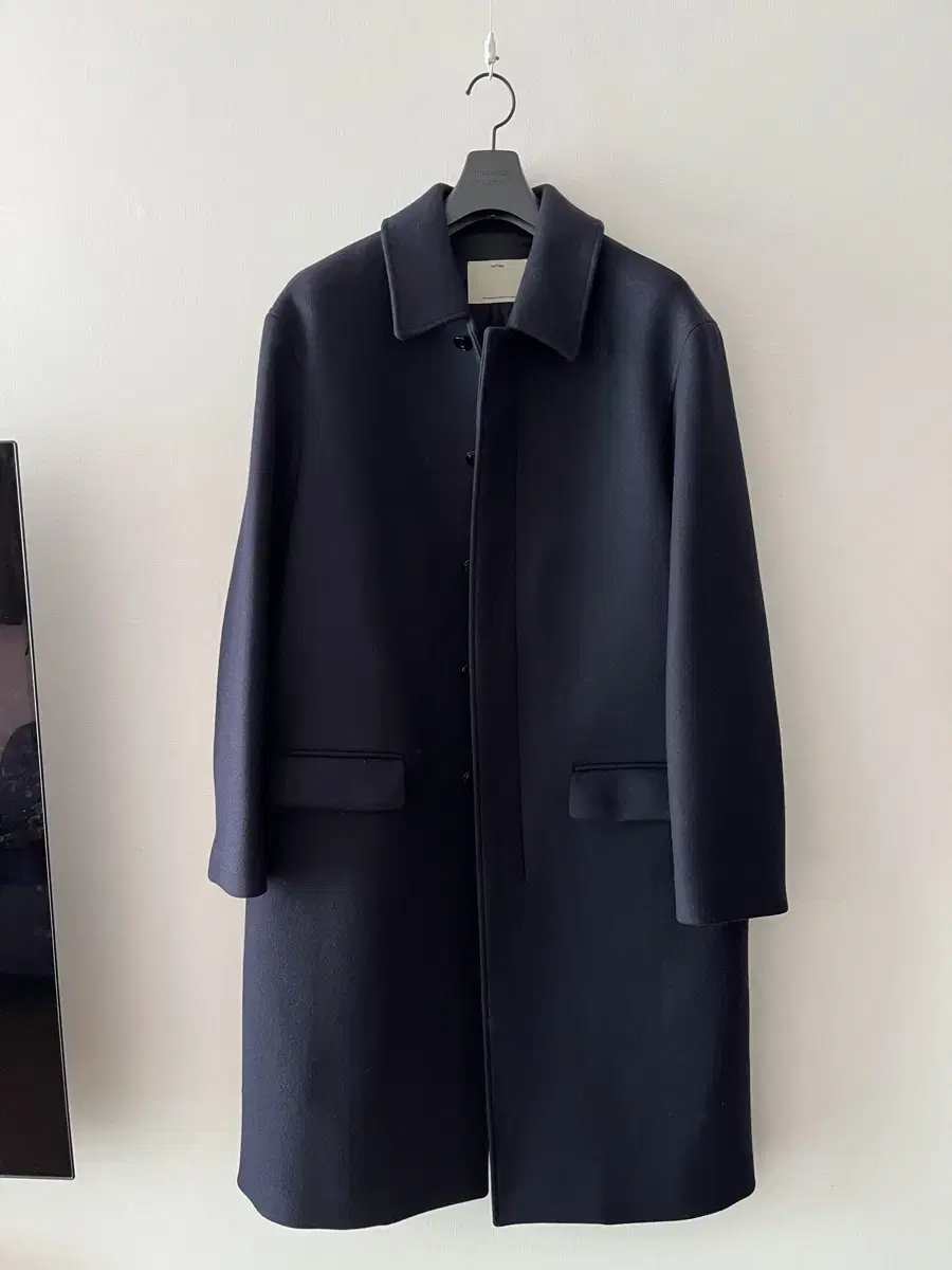 Pottery 21AW Melton Wool Maccoat Size 1 Dark Navy