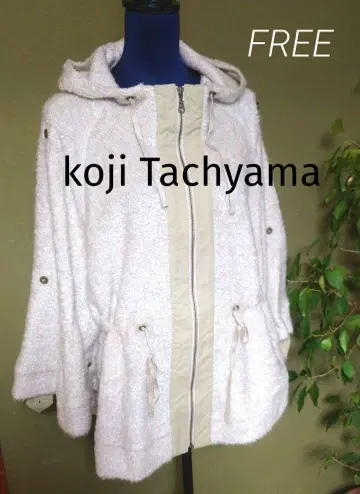 Koji tachyama 아이보리 입는 법 다양한 판초 코트 FREE